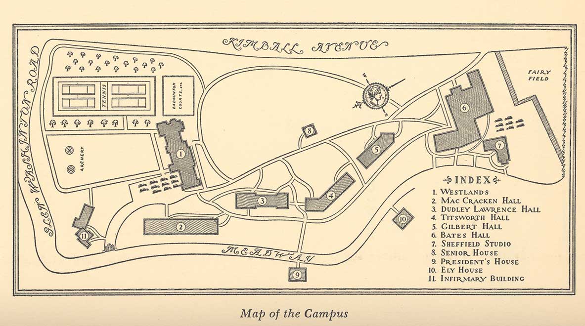Archival campus map
