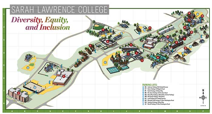 Map of Sarah Lawrence College