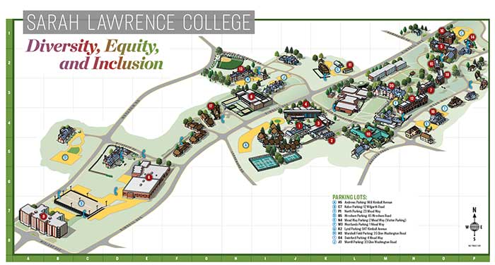 Sarah Lawrence Campus Map - Allyce Maitilde