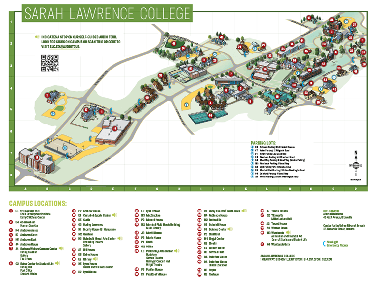 Sarah Lawrence Campus Map - Allyce Maitilde