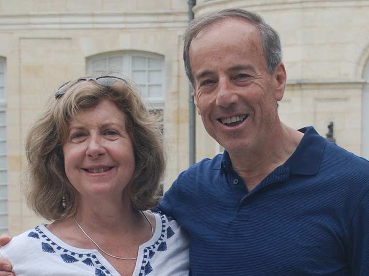 Lauren Radovsky Miller '76 with husband Donald Miller '75