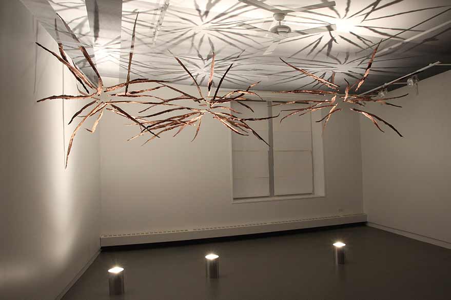 Art installation, Ghost Palms