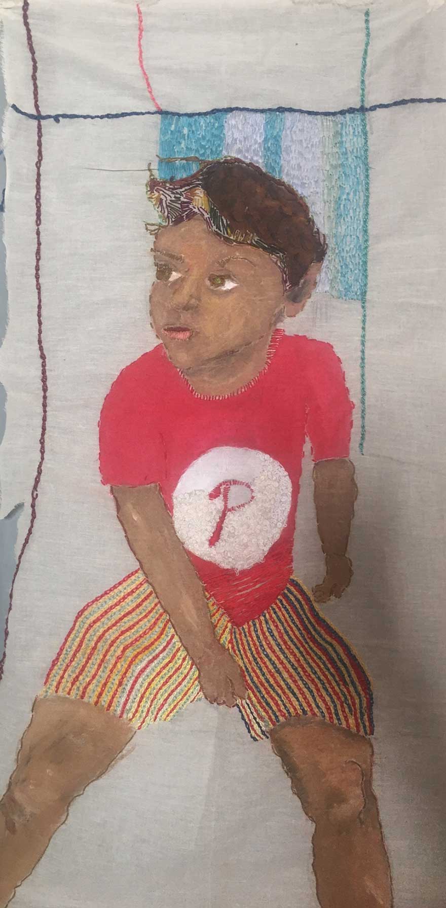 painting of a boy