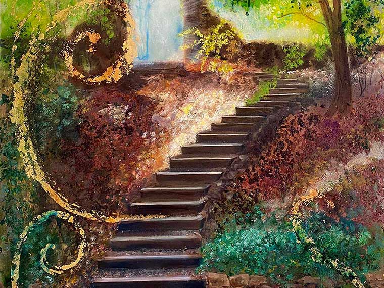 Painting of Stairs