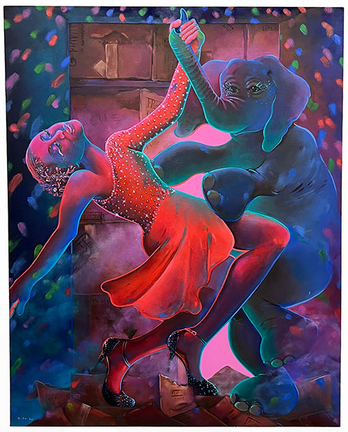 the elephant stays