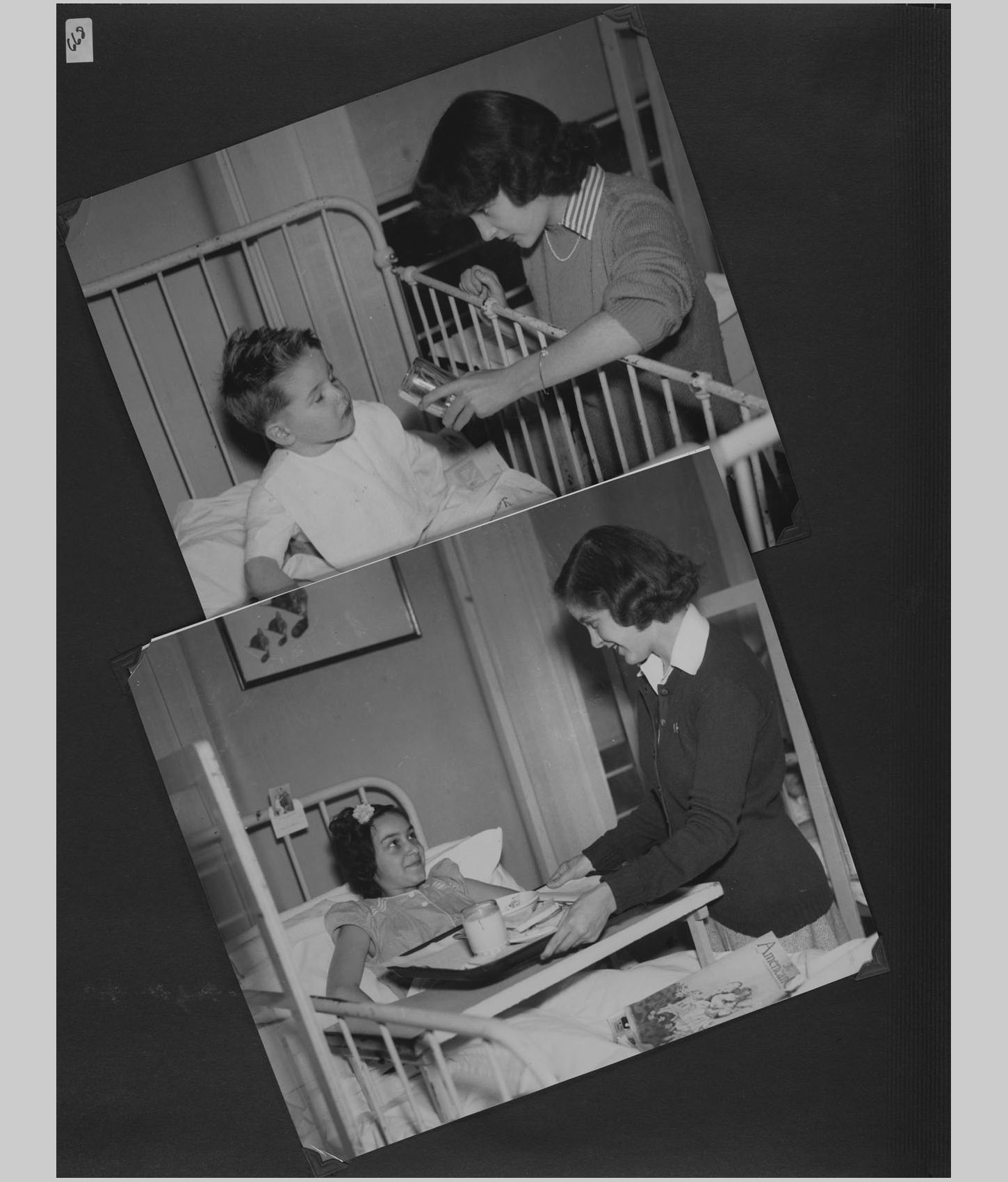 A large image of a page in the scrapbook