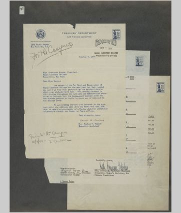 A small image of a page in the scrapbook