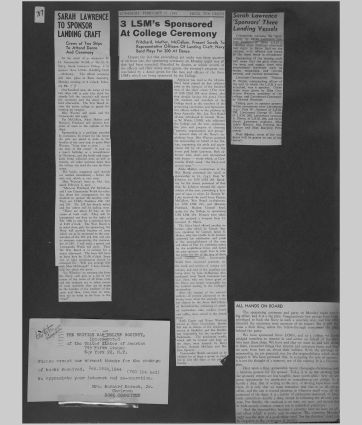 A small image of a page in the scrapbook