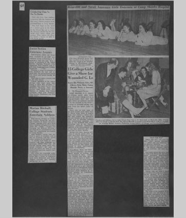 A small image of a page in the scrapbook