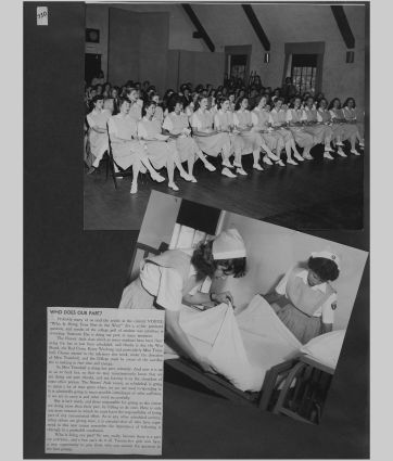 A small image of a page in the scrapbook