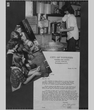 A small image of a page in the scrapbook