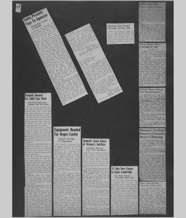 A small image of a page in the scrapbook