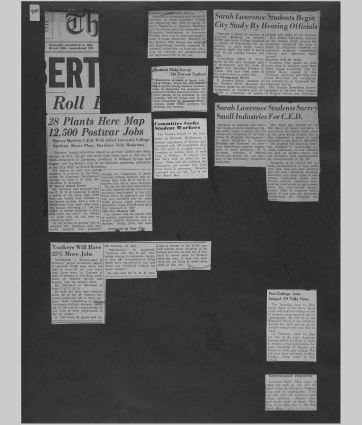 A small image of a page in the scrapbook