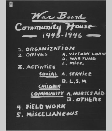 A small image of a page in the scrapbook