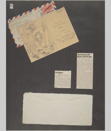 A small image of a page in the scrapbook