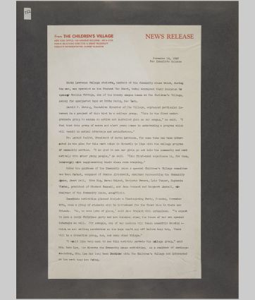 A small image of a page in the scrapbook