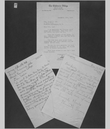 A small image of a page in the scrapbook