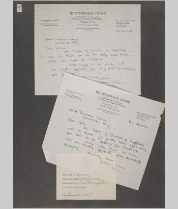 A small image of a page in the scrapbook