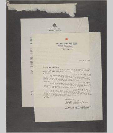 A small image of a page in the scrapbook