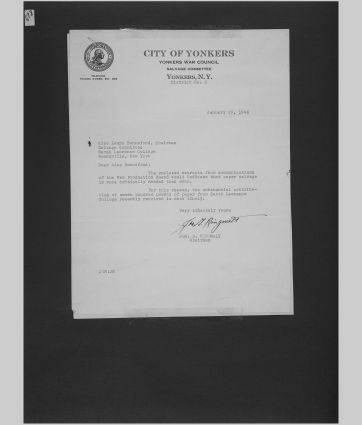 A small image of a page in the scrapbook