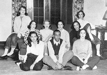 NAACP Student Chapter, 1949. Photographer Unknown (Sarah Lawrence Archives)