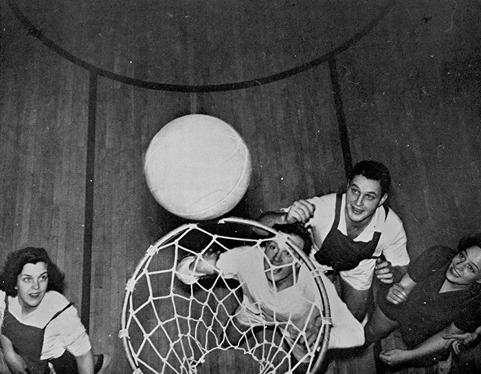  Basketball Game, Yale vs. Sarah Lawrence, March 14, 1939. Sarah Lawrence College Yearbook 1938-1939. 