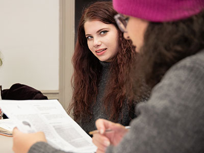 Students in class