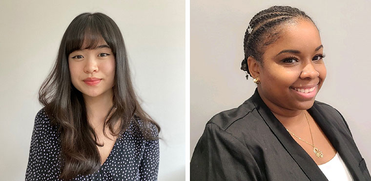 Melody Lin (Left) and Kaliah Davis