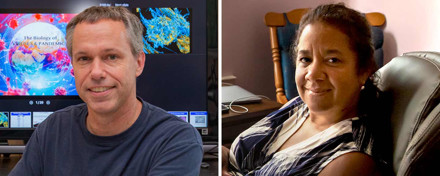 Drew Cressman (biology), Carolyn Ferrell ’84 (writing)