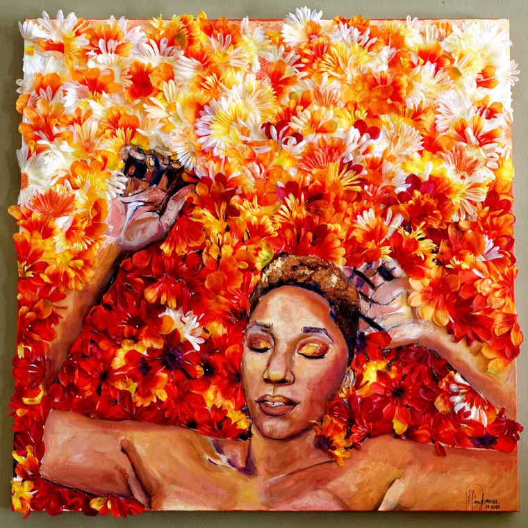 Blossom, a self-portrait by Tiffany-LaTrice Williams ’14 