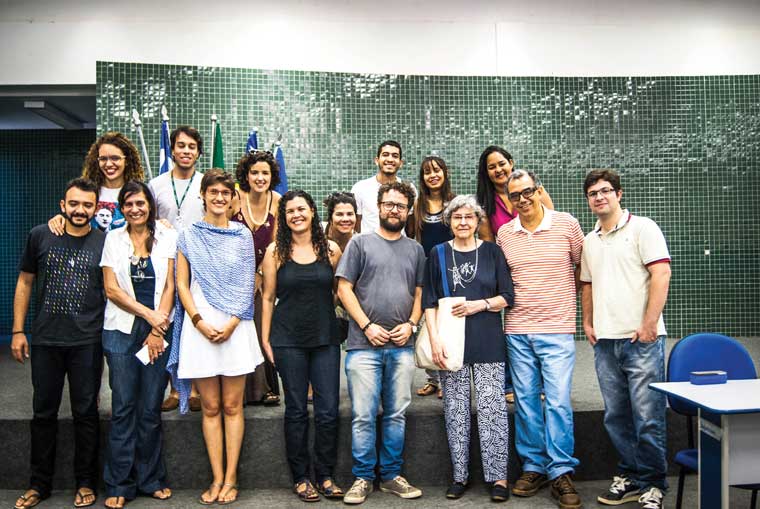 Vidal inspires young colleagues at the University of São Paulo, 2017.