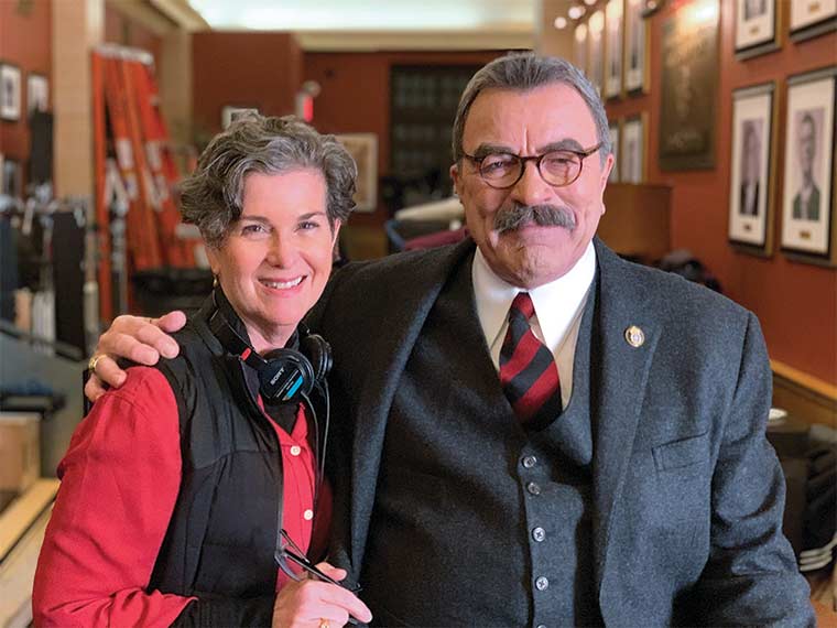 Rachel Feldman and Tom Selleck