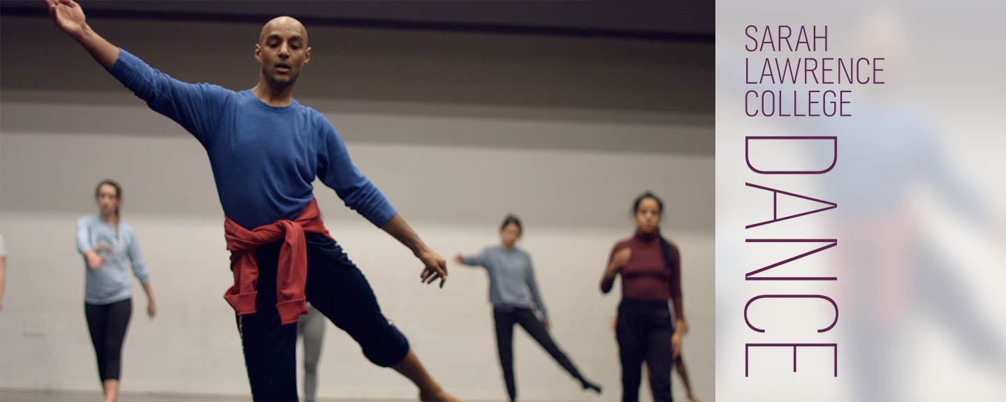 Dancers practice together