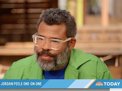 Screenshot of Jordan Peele on Today