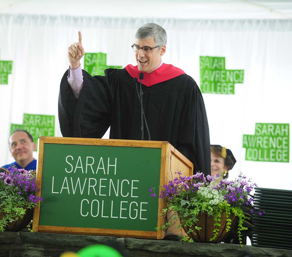 Mo Rocca, commencement speaker at Sarah Lawrence College 2016