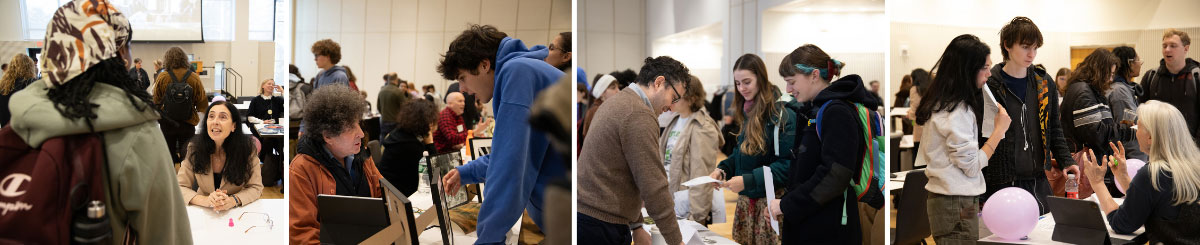 Collage of photos from the Academic Fai