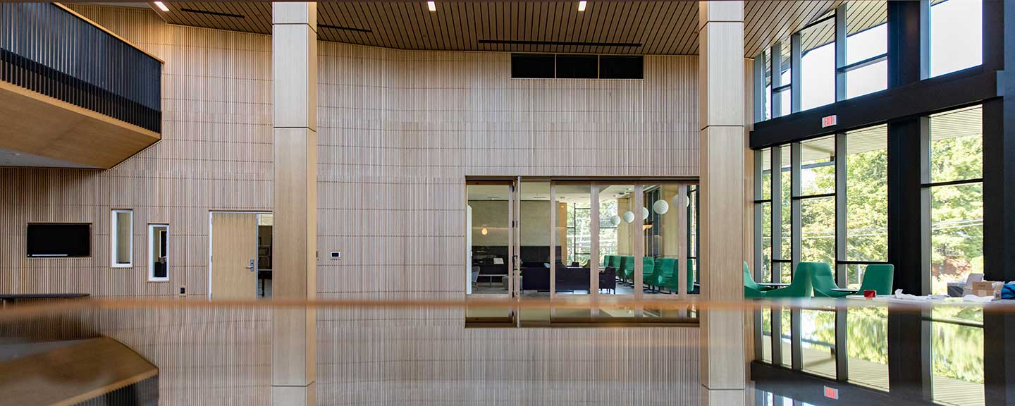 Barbara Walters Campus Center Atrium