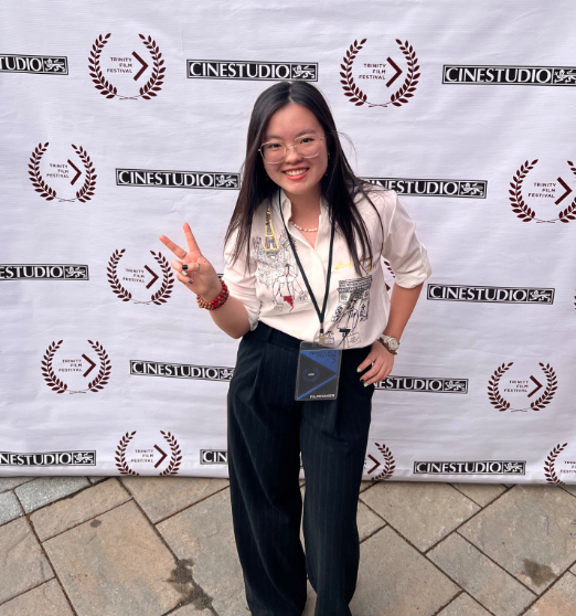 Caroline He at the Trinity Film Festival