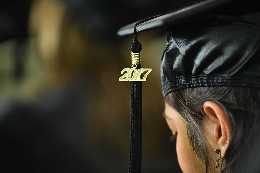 2017 tassel on graduation cap