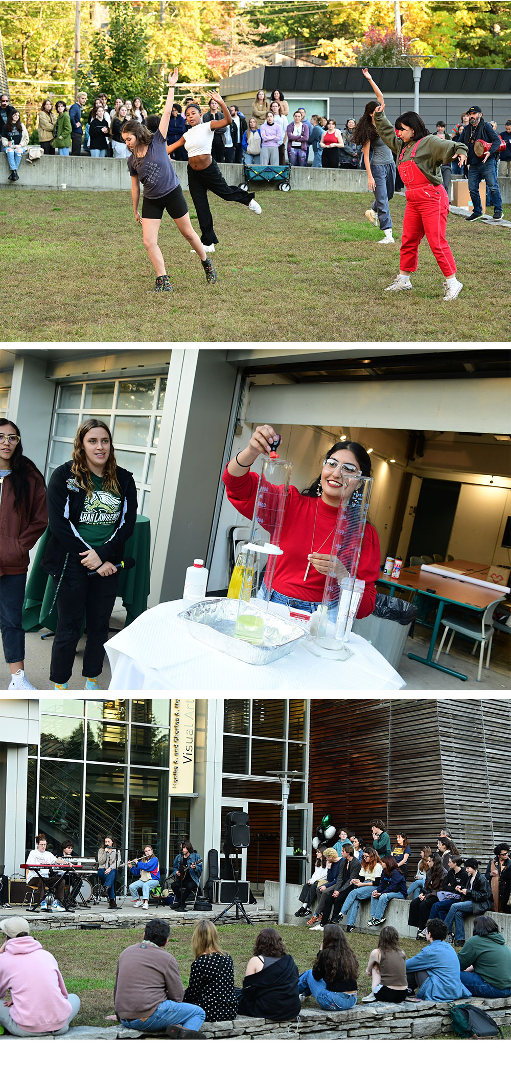 Collage of photos showing students at Celebrate SLC