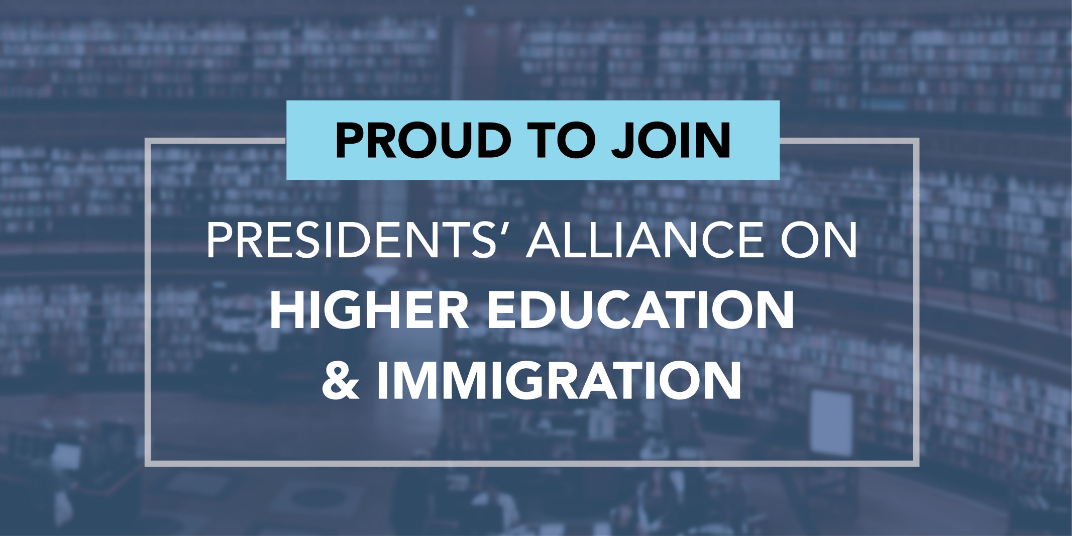 Graphic for Presidents' Alliance on Higher Education 