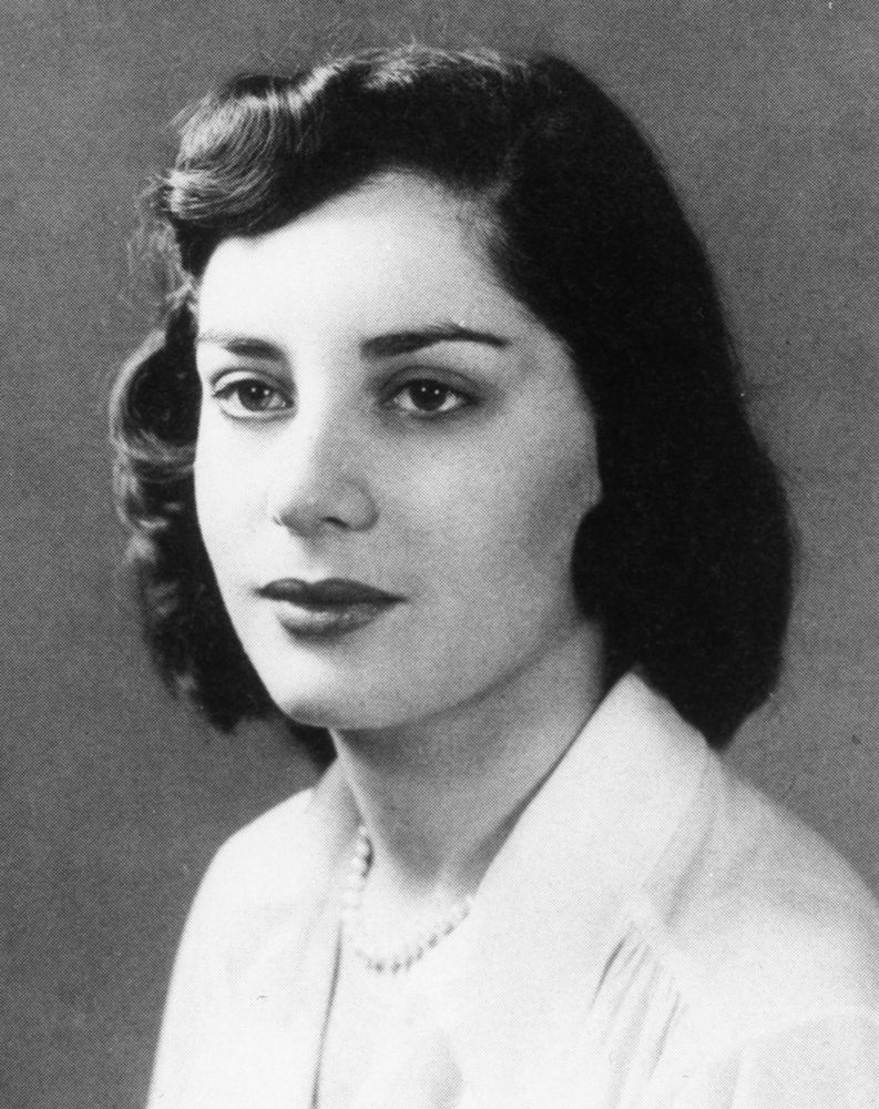 Barbara Walters in the Sarah Lawrence yearbook, circa 1950