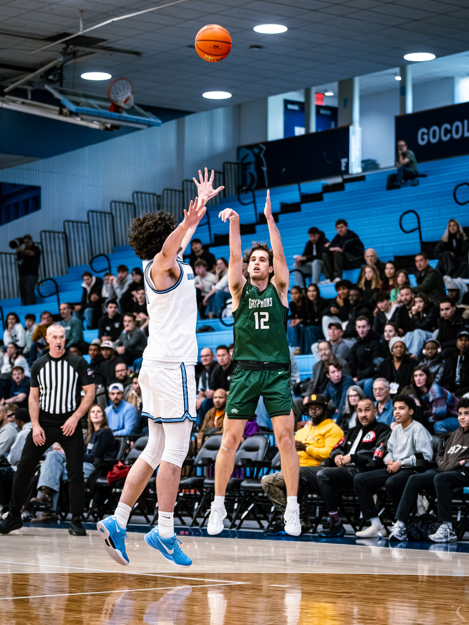 Brady Burman in action on the basketball court