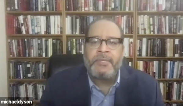 Zoom screenshot of Michael Eric Dyson