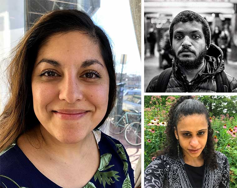 Maia Pujara, Elias Rodrigues, and Bernice Rosenzweig