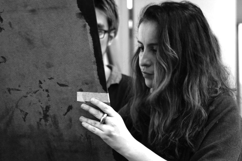 Yevgeniya Baras at work