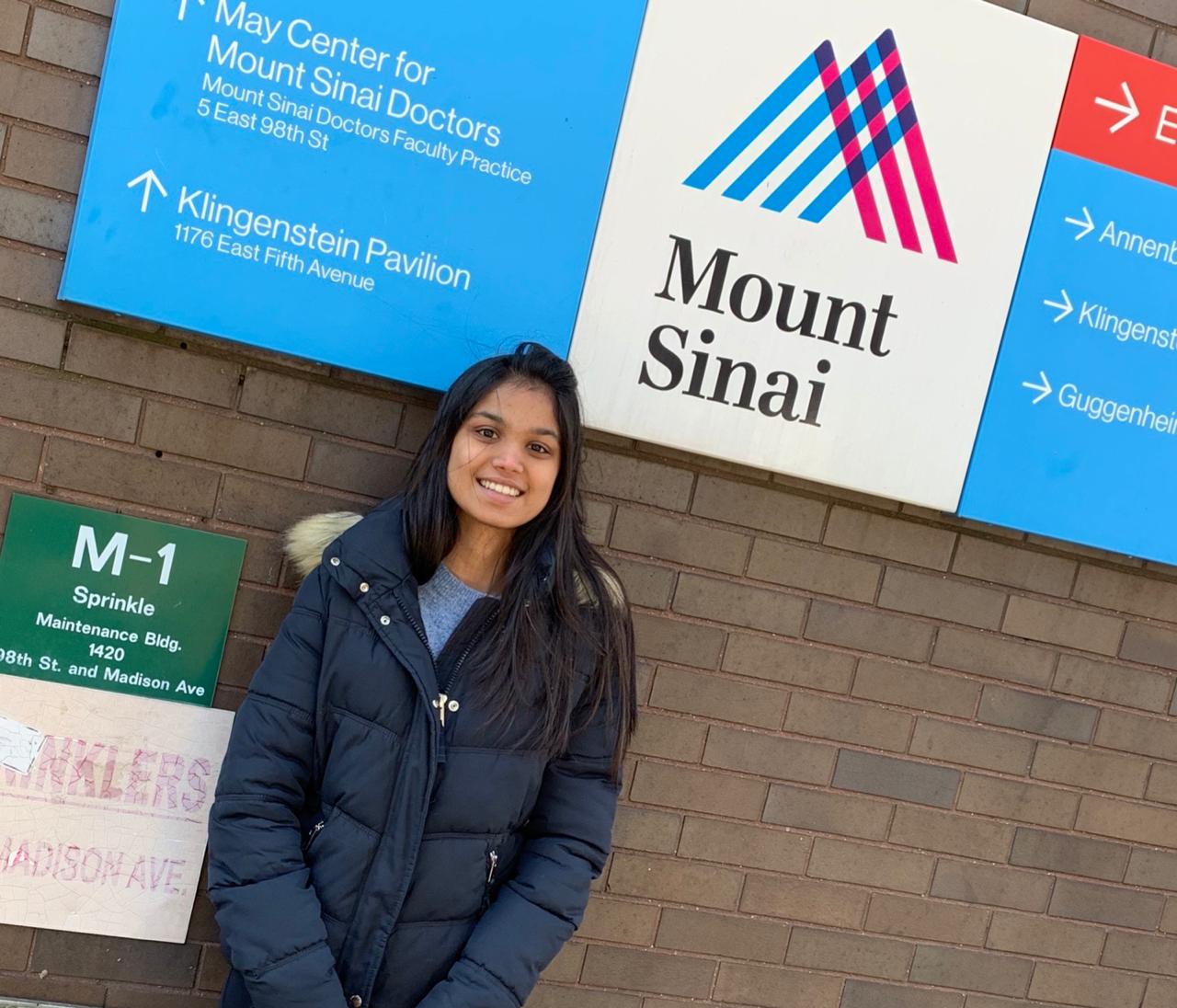 Student at Mount Sinai Hospital
