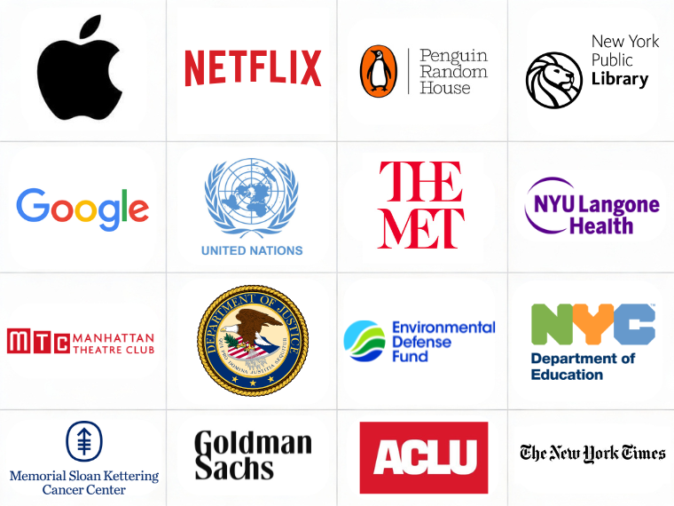 Collage of employer logos