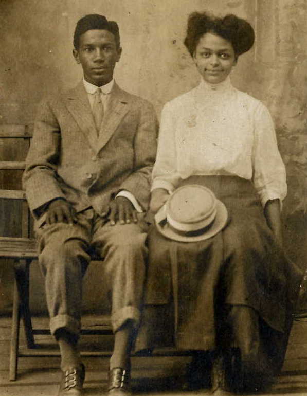 Dennis Richmond's great grandparents, 1909