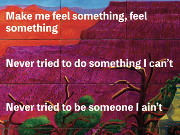 preview of lang's multi-media poetry
